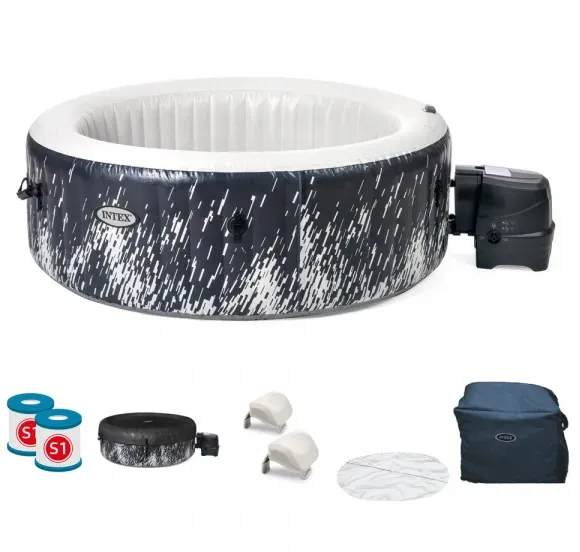 Intex Glow Deluxe Bubble Spa - Ø196x71 cm - Whirlpool 28494EX