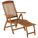 Merxx Maracaibo Klappsessel mit Fußteil 67 x 58 x 110 cm