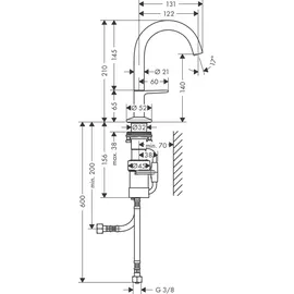Hansgrohe Axor One Einhandmischer Mattschwarz