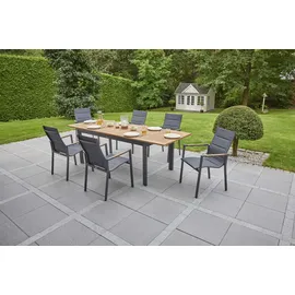 LC Garden Unicamo Stapelstuhl 57 x 68 x 92 cm grau