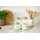 Zeller Vorratsglas HOME & KITCHEN braun 10,0 x 19,5 cm 1,0 l 2-teiliges Set
