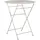 Beliani Stiffe Gartentisch Ø 70 x 76 cm Cremeweiß