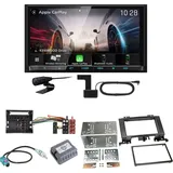 Kenwood DMX8021DABS Android Auto Einbauset für Mercedes Sprinter W906 Crafter