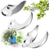 Generisch 2 STK Astschere Klinge Baumschnitt Werkzeug, Ersatzklinge Für Akku Gartenschere Ersatzklingen Für Elektroschere Elektrisch Gartenschere Zubehör-Lower Blade||30/35/40mm