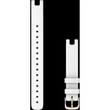 Garmin Lily Armband 14 mm Leder Weiß/Gold 120 bis 195 mm