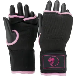 Schaumstoff-Innenhandschuhe - Schwarz/Rosa L