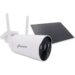 stabo FunkFarb-Videoüberwachung Set Zusatzkamera Solar Outdoorcam-Solar HD 110° für