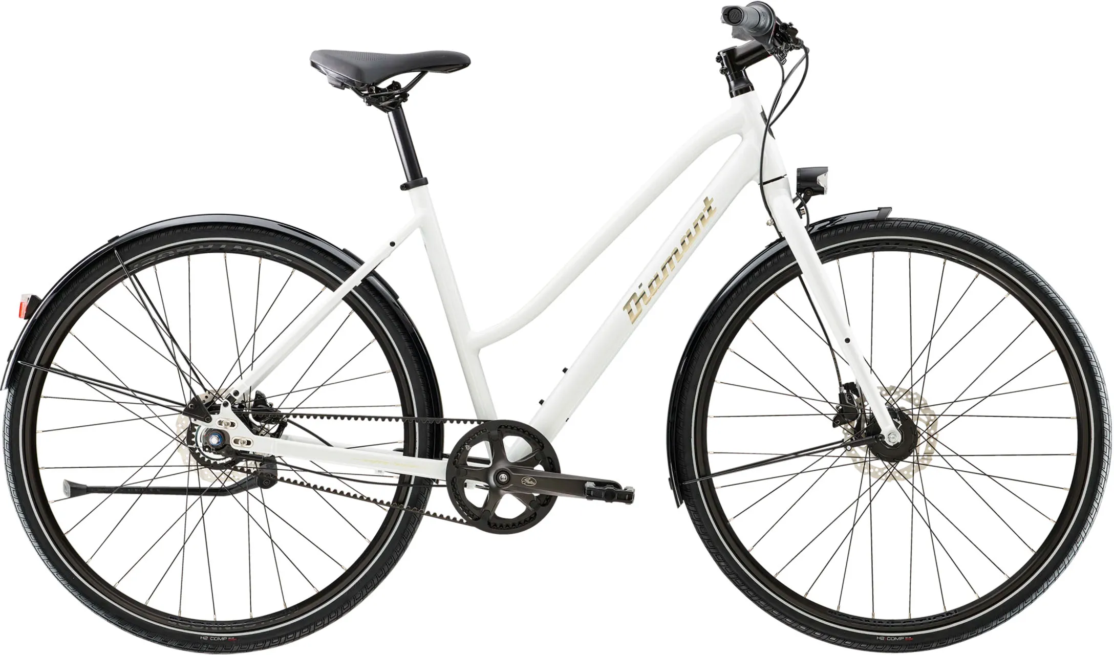 Diamant 247 - Trapeze City Fahrrad 2024 | weiß - L