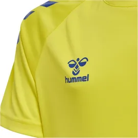 hummel Core XK Poly Trainingsshirt Kinder blazing yellow/true blue 176