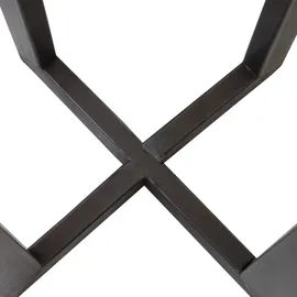 Mendler Blumentisch HWC-A15, Blumenständer Blumensäule, Tanne Holz rustikal massiv MVG-zertifiziert 100x32x32cm