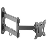 Ricoo »S7311« TV-Wandhalterung, (bis 27 Zoll, schwenkbar neigbar ausziehbar curved Monitor Wand Halterung universal VESA 100 x 100) schwarz