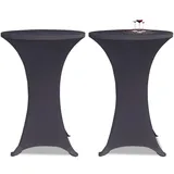 deluke Tischhusse AMAU Anthrazit Ø 60 cm 2er Set