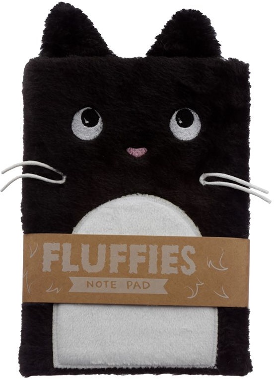 Feline Fine Katzen Plüsch Fluffies Notizbuch