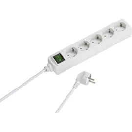 Vivanco Steckdosenleiste 1,40 m Weiß 5 St.