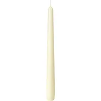 Duni Leuchterkerzen, getaucht 250 x Ø 22 mm 7,5 Std. Cream, 100 Stk/Krt (2 x 50 Stk)