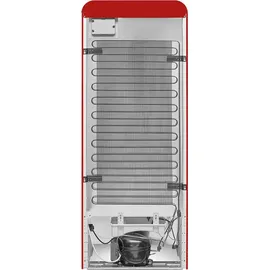 Smeg FAB28RRD6 Retro-Kühlschrank (270 l, 1530 mm hoch, Rot)