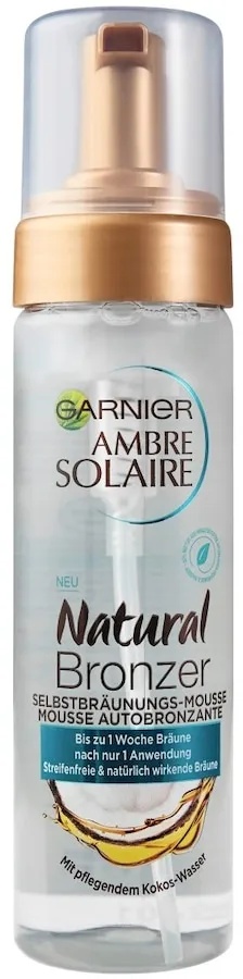 Garnier Ambre Solaire NATURAL BRONZER SELBSTBRÄUNUNGS-MOUSSE Selbstbräuner 200 ml