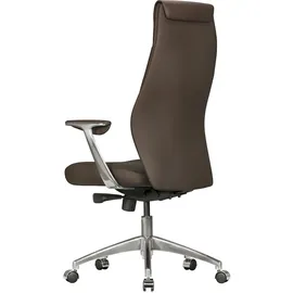 KADIMA DESIGN Chefsessel Echtleder Braun