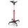 Vevor Wagenheber Stahl 127-202 cm Rot/Schwarz