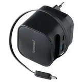 Intenso Compact Fast Charger 65W USB-C/USB-A Black
