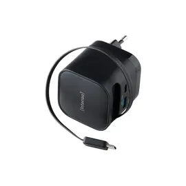 Intenso Compact Fast Charger 65W USB-C/USB-A Black