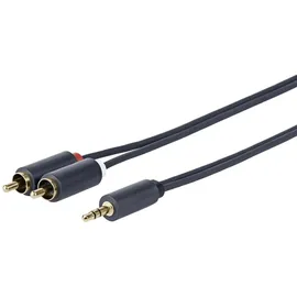 Vivolink Audiokabel mini-phone stereo 3,5mm-Stecker / RCA-Stecker 10,0m (PROMJRCA10)