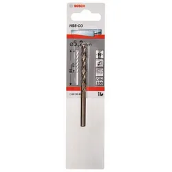 Metallbohrer HSS-Co, DIN 338, 5,2 x 52 x 86 mm, 1er-Pack