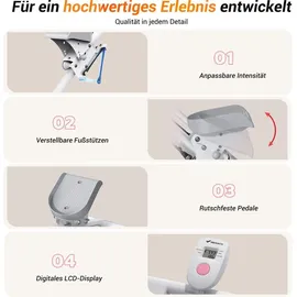 Merach Stepper Weiß 56 cm x 86 cm x 120 cm