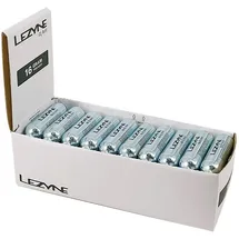Lezyne Co2-Kartusche 16 g - Set mit 30 Patronen - grau, silber
