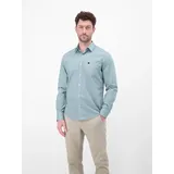 Lerros Langarmhemd mit Karomuster Blau 3XL