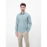 Lerros Langarmhemd mit Karomuster Blau 3XL