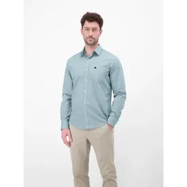 Lerros Langarmhemd mit Karomuster Blau 3XL