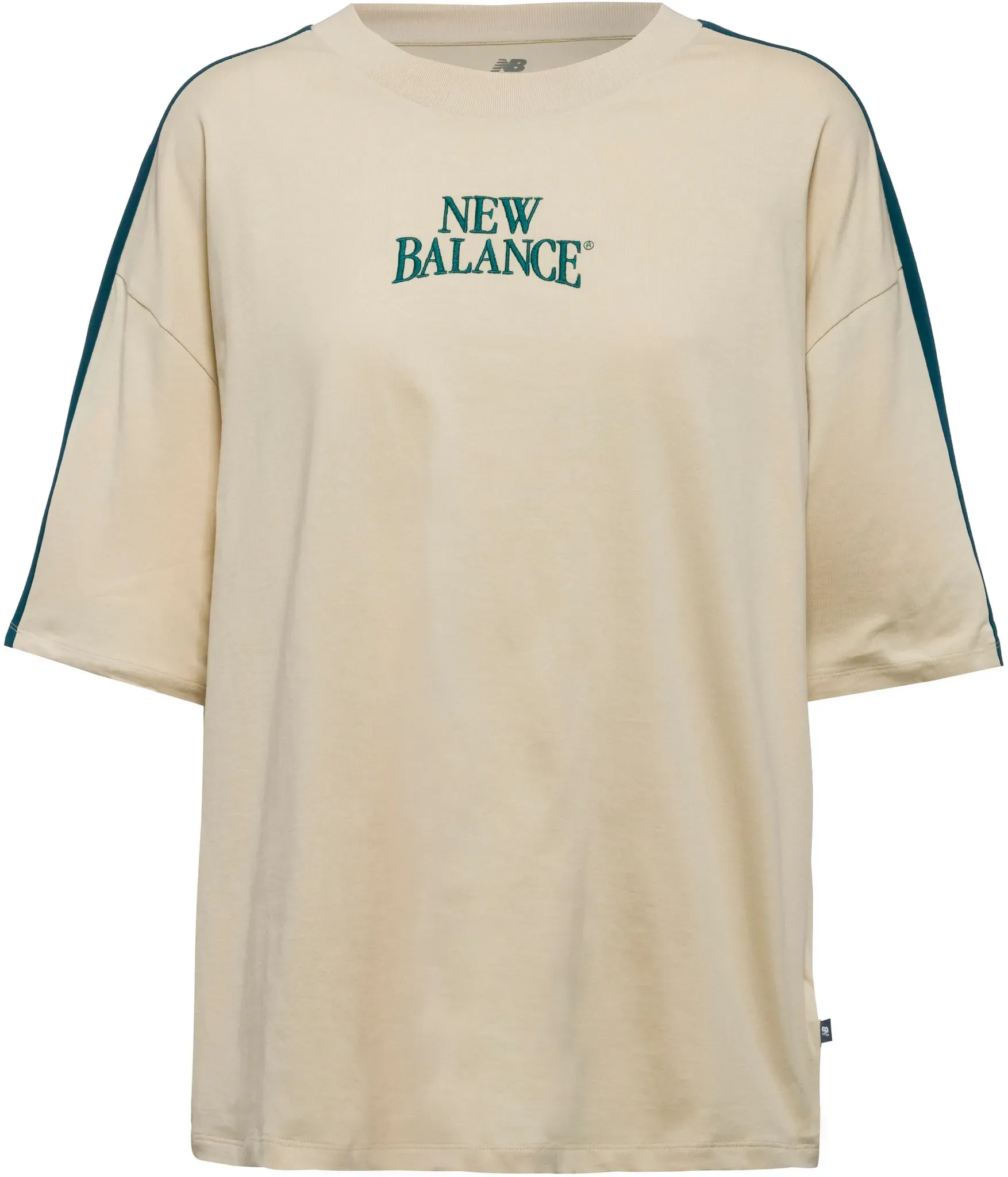 NEW BALANCE Oversize Shirt Damen in toasted sesame, Größe M - beige