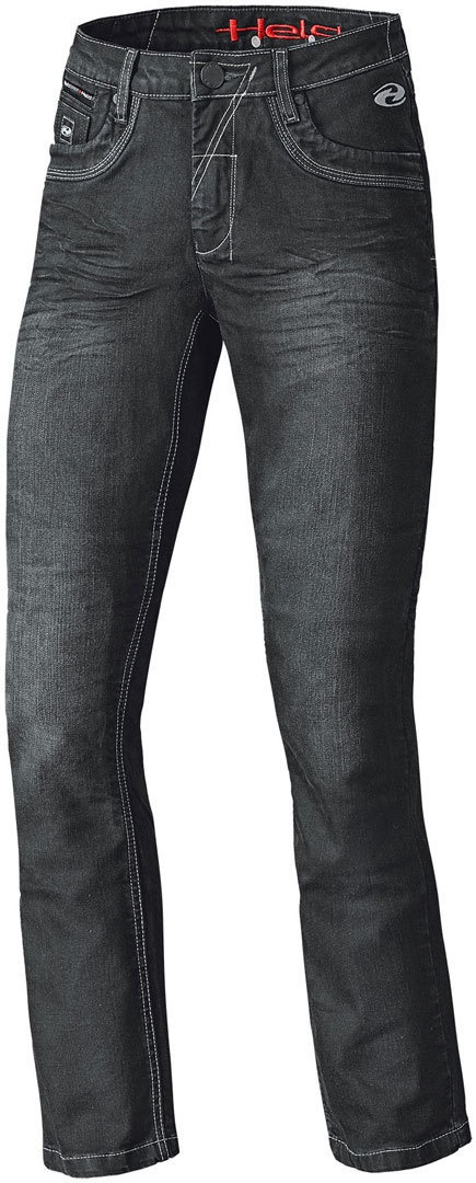 Held Crane Stretch Motorfiets Jeans, zwart, 30 Voorman