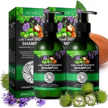 Aliver Haarwachstum Shampoo Rizinus Lavendel Argan 300 ml