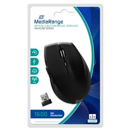 MediaRange Highline Optische Maus schwarz (MROS208)