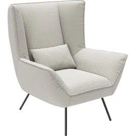 Home Affaire Relaxsessel Kilrea Polyester 90 x 112 x 94 cm Grau mit extra hoher Rückenlehne