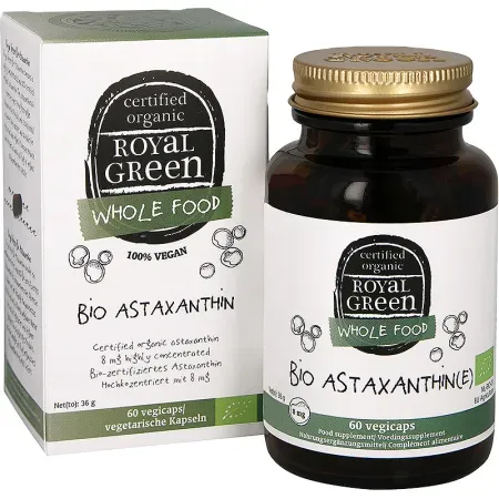 Royal Green Bio Astaxanthin 8mg 60 Vegetarische Kapseln