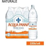 Acqua panna acqua minerale Natürliches aus italien 6er Pack 6 x 1,5 Lt