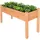 Relaxdays Hochbeet Kräutergarten 127 x 76 x 46 cm Orange