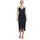 Vera Mont Abendkleid Raffung Blau 38