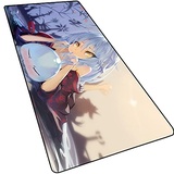 Rimuru Tempest Gaming-Mauspad, Motiv: Anime That Time I Got Reincarnated As A Slime, großes Mauspad, rutschfeste Gummiunterseite, Tastatur-Pad mit genähten Kanten, 90 x 40 cm