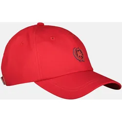 Basecap mit Applikation - Lava Red - PCK