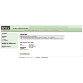 Duden Bewerbungstrainer