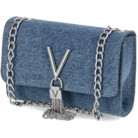 Valentino BAGS Divina Denim Umhängetasche Blau - Blau