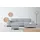 OTTO products Eckcouch Polyester L-Form 266cm Silber