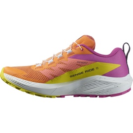 Salomon Damen Sense Ride Trailrunning-Schuhe, Bird Of Paradise White Sulphur Spring, 40 2/3 EU