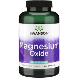 Swanson Magnesium Oxide, 200mg 250 Kapseln