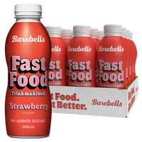 BAREBELLS FOOD Trinkmahlzeit, 12 x 500ml - Strawberry Flavor