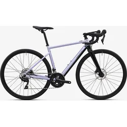 E-Bike Rennrad Endurance E-EDR AF Damen Shimano 105 Lila blassviolett|rauchschwarz S